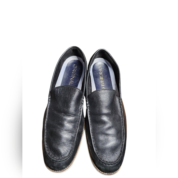 Cole Haan Original Grand Venetian Loafers Black Leather - Size 13 - Picture 2 of 7